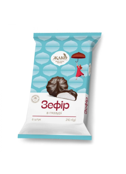 Marshmallow Jako ZEFIR Chocolate 210g