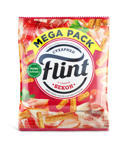 FLINT Bacon 100g crackers