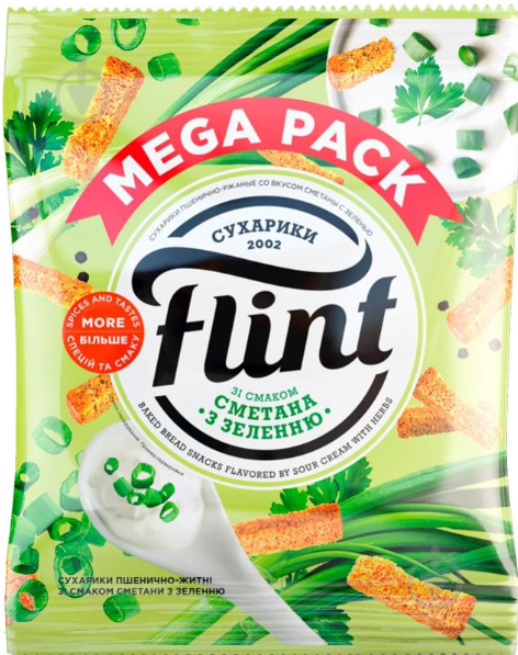 FLINT Sour cream and herbs 100gr