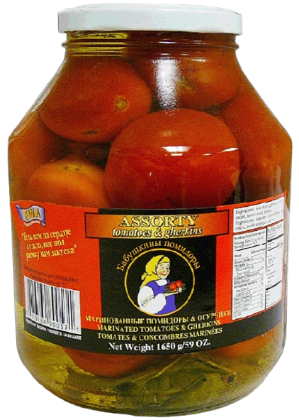 Assorted Marinated Tomato/Pickles 1.65L