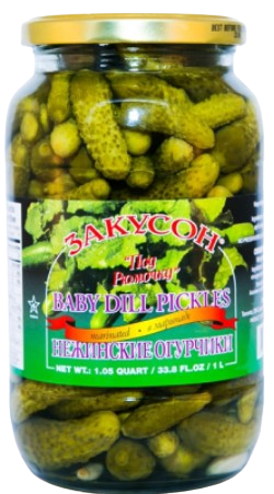 Baby Dill Pickels 1L