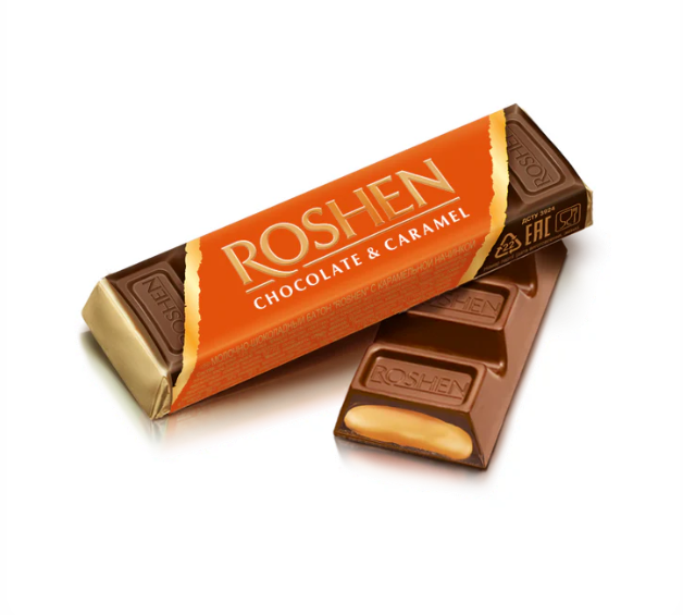 Batonchik with caramel
