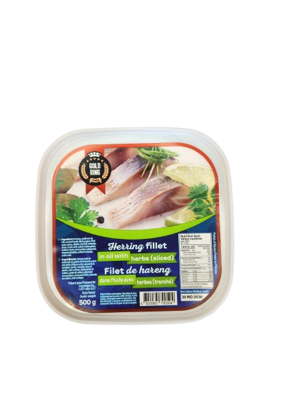 Herring fillet in oil 500g