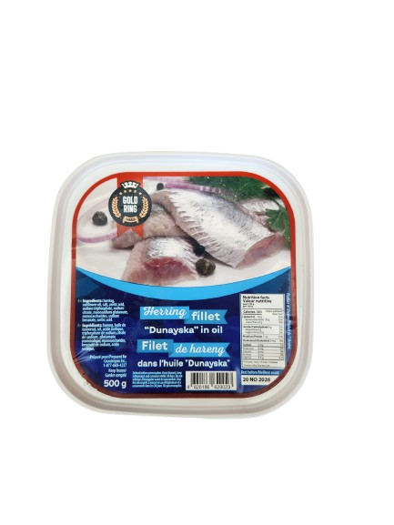 Herring fillet "Dunayskaya" 500g
