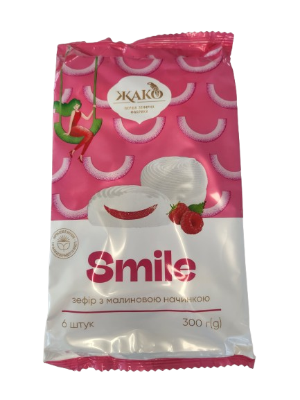 Marshmallow Jako ZEFIR Raspberry 300g
