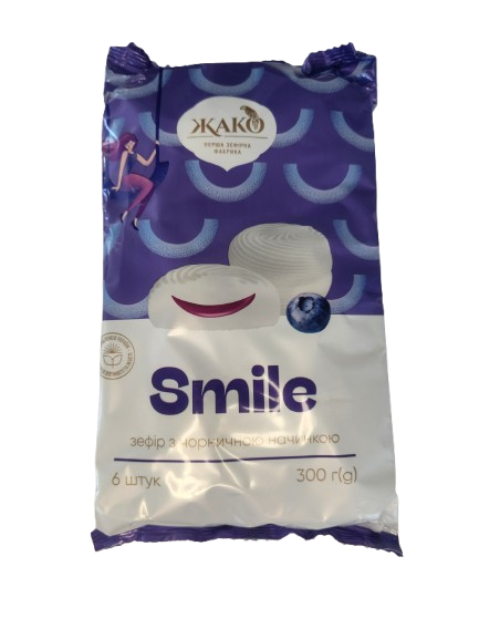Marshmallow Jako ZEFIR Blueberry 300g
