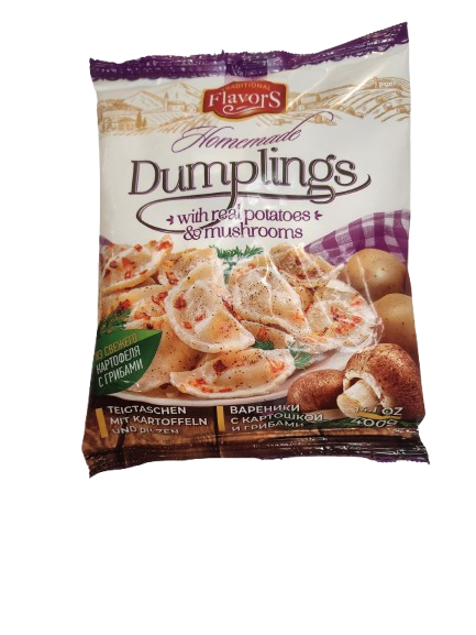 VARENYKY (Ukrainian Dumplings) with potato and mushrooms 400 g