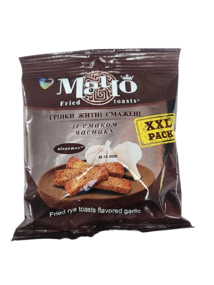 Сrackers "Macho" XXL garlic 110gr