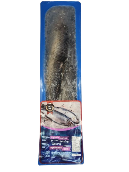 Lightly salted gutted herring 600-650g