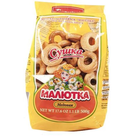 Dry bagels "Sushki" Honey 500g